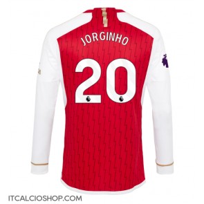 Arsenal Jorginho Frello #20 Prima Maglia 2023-24 Manica Lunga